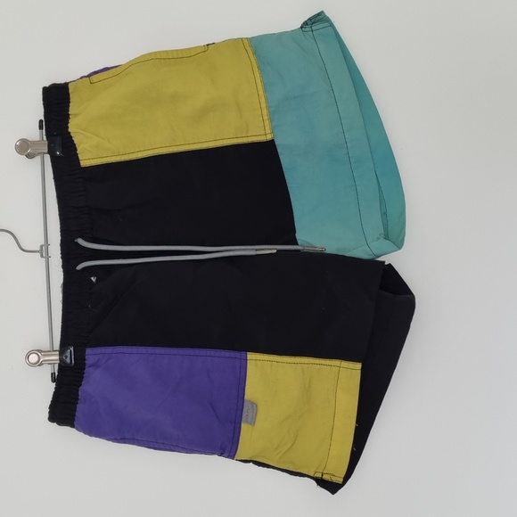 Factorie Shorts Factorie Boardshorts Purpleblackyellowteal Panels